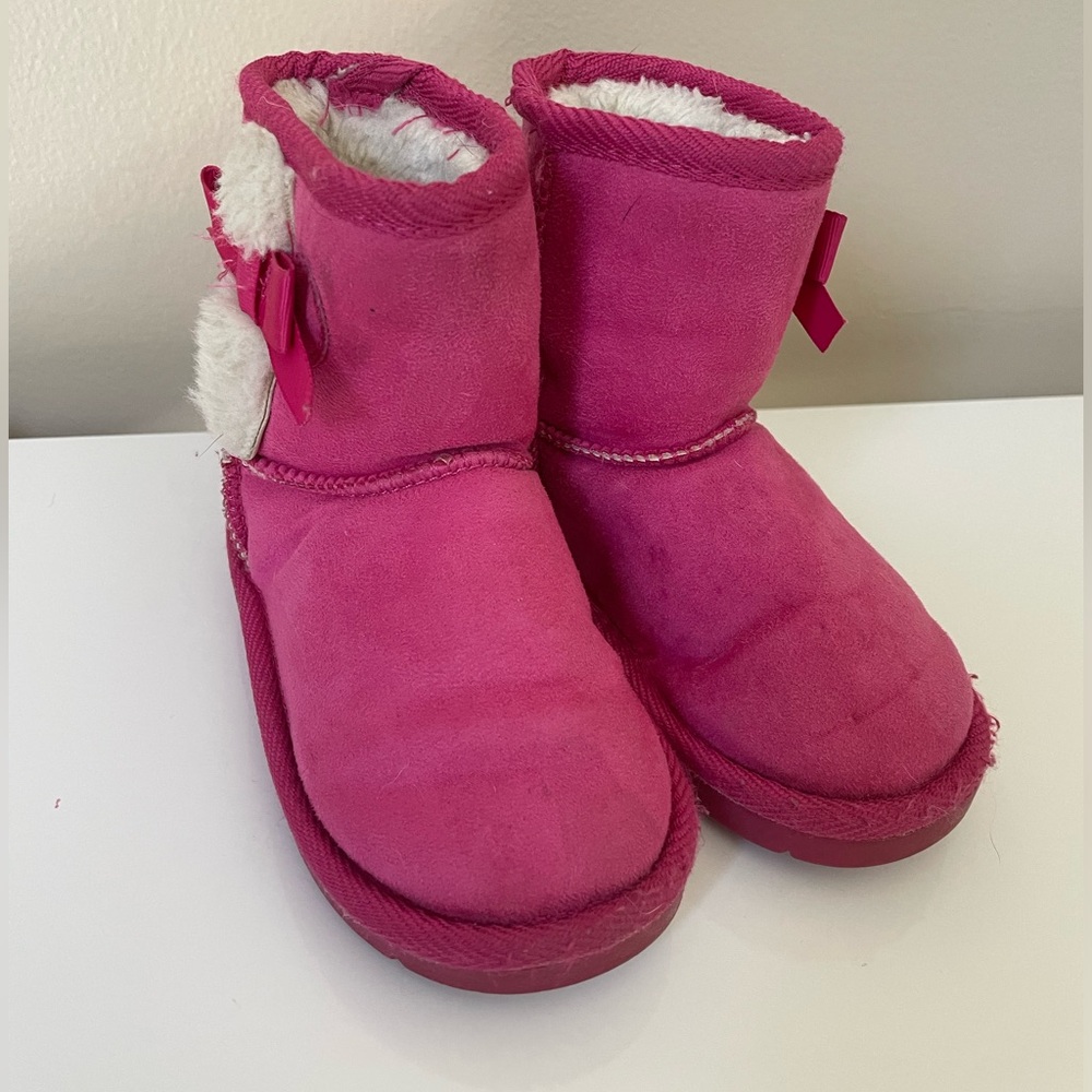 3/$30 Kids Toddler Girl Size 7/8 Lily & Dan Cold Boots Pink